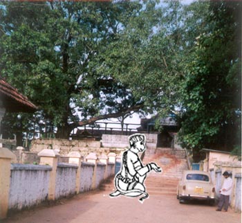 Vilwadrinathan Temple enterance, Tiruvilwamala, Trichur