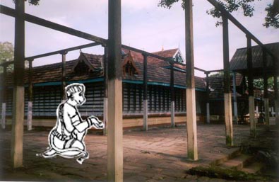 Vilwadrinathan Temple prakaram, Tiruvilwamala, Trichur