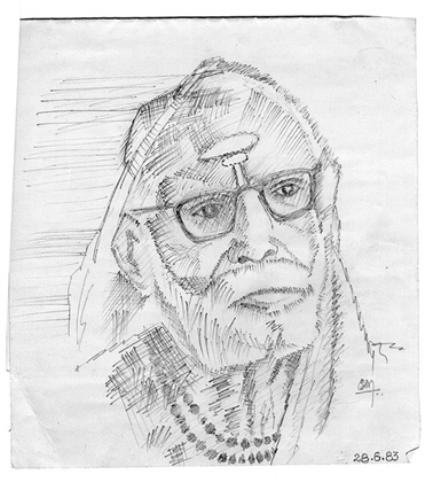pencil drawing by gk kaushik