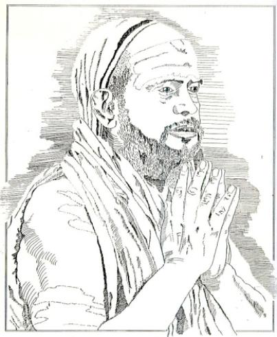 Pen and ink drawing by gk kaushik