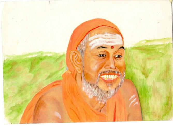 Oil painting by gk kaushik