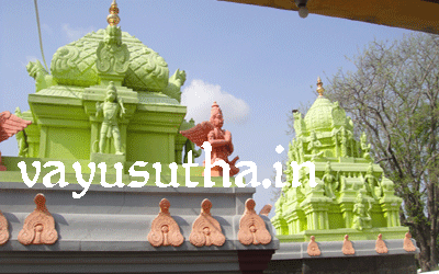 Vimanam of Anjaneya Sannidhi, Sri Sitarama Anjaneya Temple, Santhapettai, Gudiyatham, Vellore Dist. Tamil Nadu