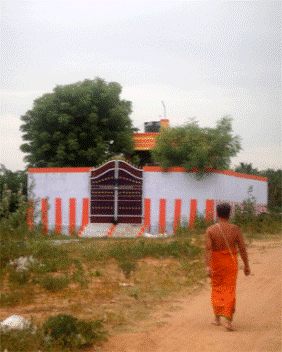 Sri Mukhyaprana deity [Sri Hanuman] installed by Sri Vayasaraja Swami, Vellore, T Nadu