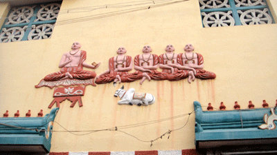Sitarama Anjaneya Mataalayam, behind alankar theater, Madurai, Tamil Nadu.