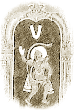 Sri Anjaneya of Vadakku Vasal Kovil, Madurai