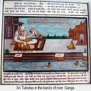 SRI TULSIDAS IN THE BANKS OF GANGA